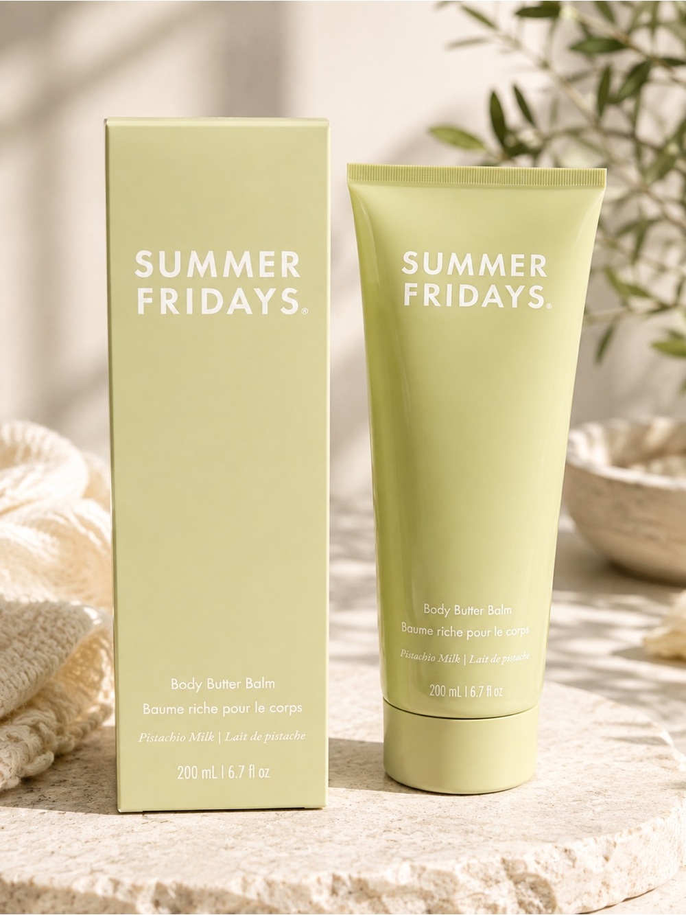 Summer Fridays Pistachio Green Body Butter Balm